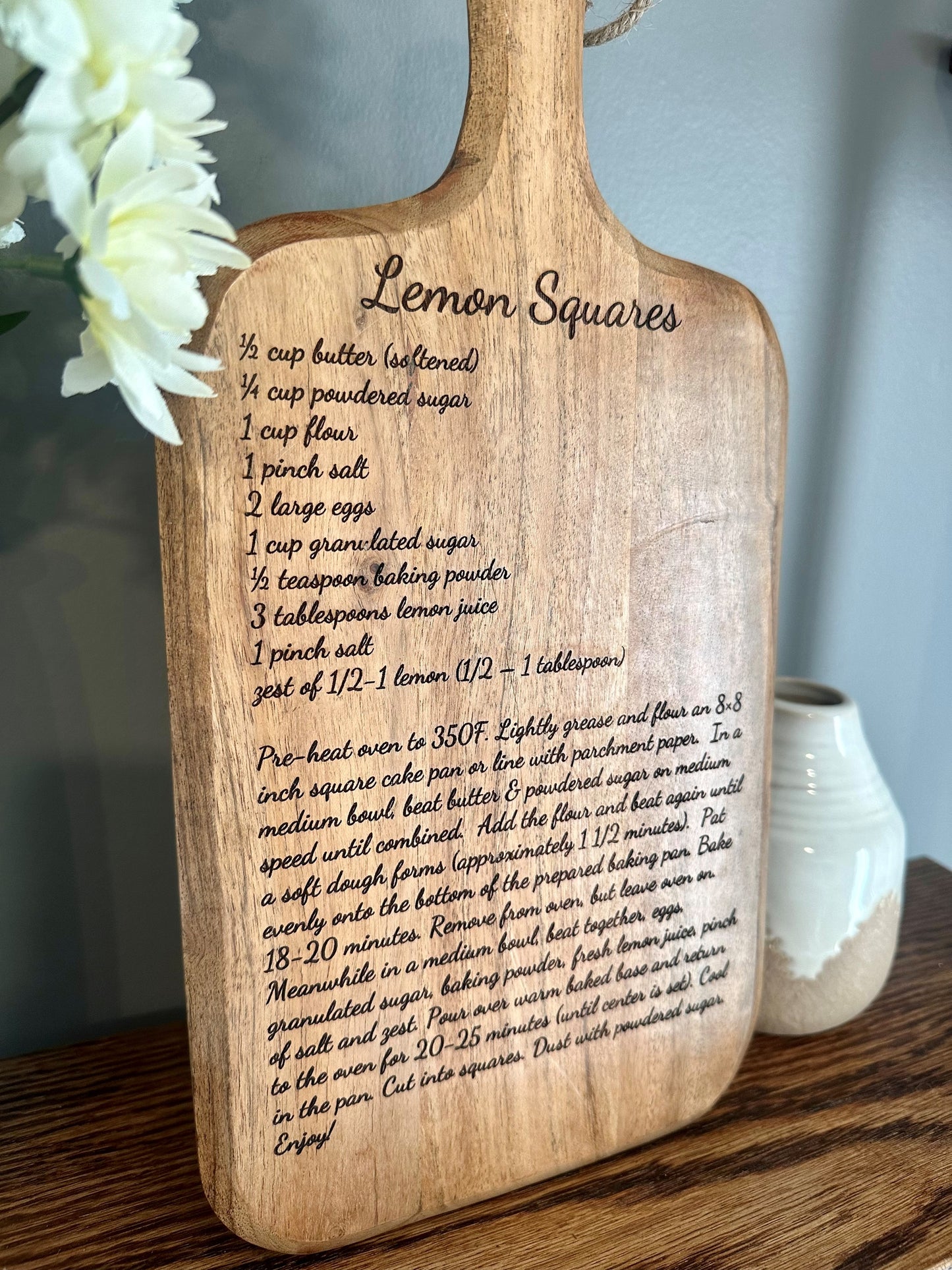 Recipe Cutting Board