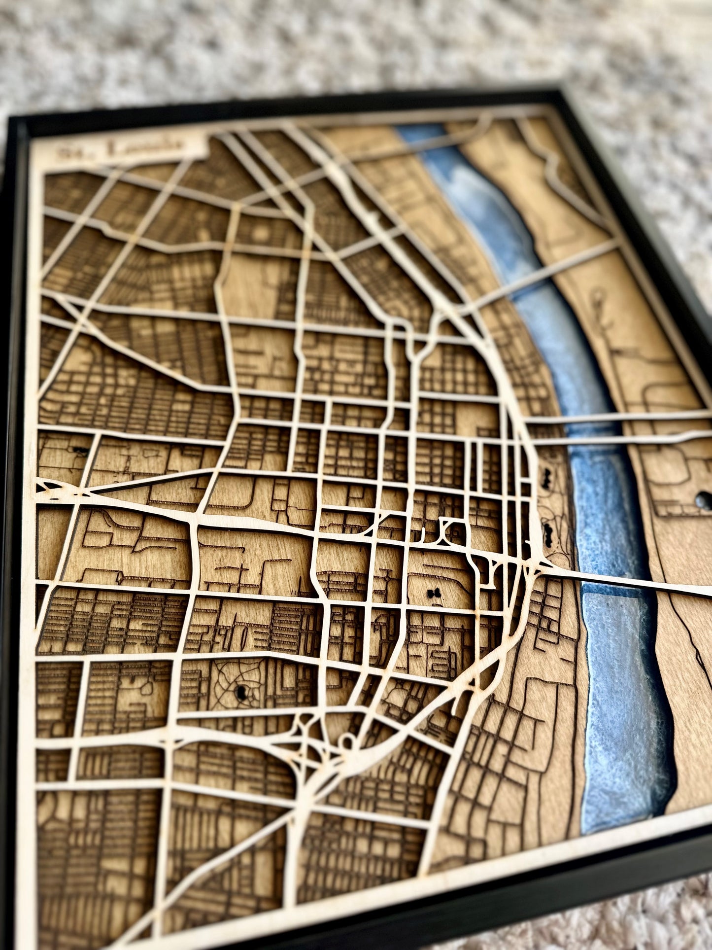 3D Maps with Resin