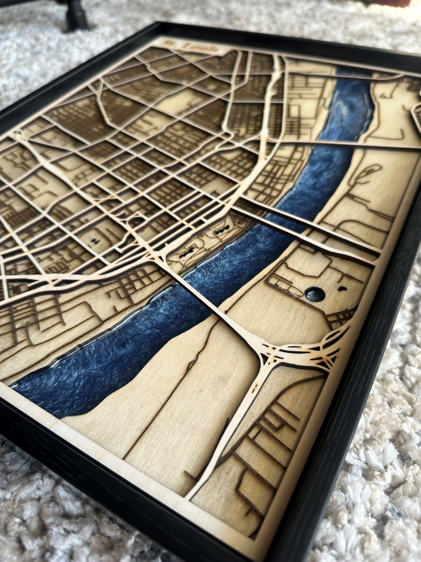 3D Maps with Resin